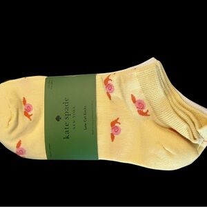 kate spade Yellow Low-Cut Socks 3 Pack